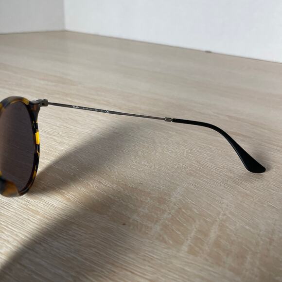 Ray-Ban RB2447 1158/R5 Sunglasses READ Round Fleck Spotted Blue Havana 49-21-145 - Picture 6 of 10